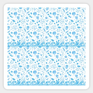 Santorini Greece pattern #13 Sticker